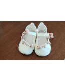 Scarpe bimba con nastrino rosa